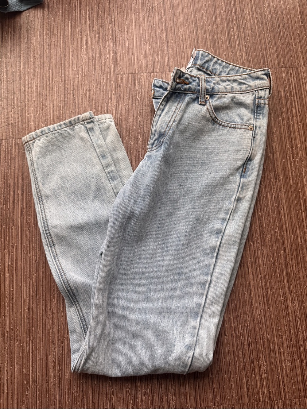 Princess Polly Light Blue Boyfriend Jeans